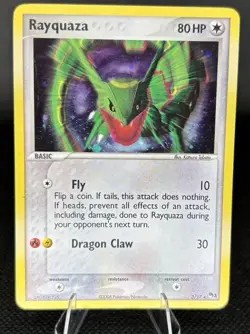 Pokemon TCG Holo Rayquaza 3/17 (POP series 1) LP - Image 1