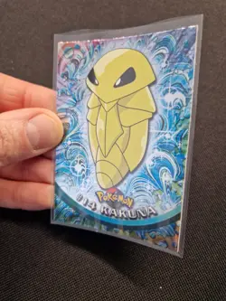 Topps Pokemon TV Animation Edition Series 1 Rainbow Holo Foil #14 Kakuna - LP-NM - Image 2