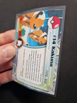 Topps Pokemon TV Animation Edition Series 1 Rainbow Holo Foil #14 Kakuna - LP-NM - Image 5