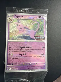 Pokemon Sealed Espeon 86 Obsidian Flames Best Buy Stamp Promo Rare New Low Pop - Image 1