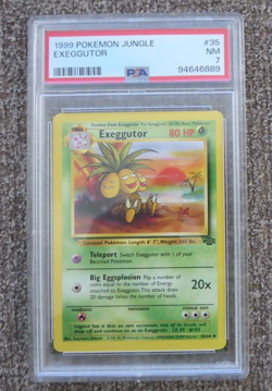 1999 Pokemon Jungle Exeggutor PSA 7 #35/64 NEW FRESH SLAB - Image 1