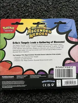 Pokemon TCG Ascended Heroes 2 Pack Blister Erika’s Tangela Sealed IN HAND UK - Image 3
