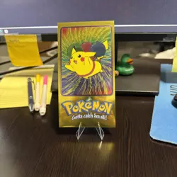 Pokemon Topps Chrome Series 2 Box Topper #4 2000 Pikachu Free Ship - Image 2