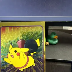 Pokemon Topps Chrome Series 2 Box Topper #4 2000 Pikachu Free Ship - Image 4