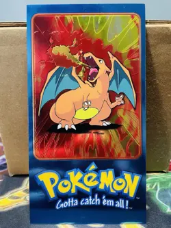 Charizard 5 of 5 Topps 2000 Chrome Oversized Box Topper Series 2 Pokemon Card - Image 1