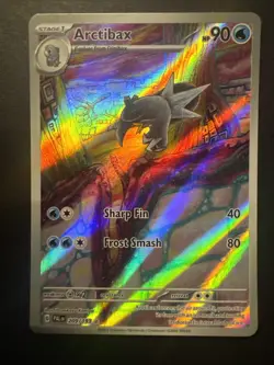 Arctibax 209/193 Paldea Evolved Illustration Rare Pokemon TCG Card NM - Image 1