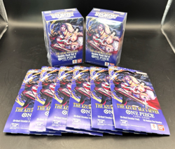 One Piece TCG The Azure Seas Seven 2 Double Pack Set 9 + 6 Booster Packs! SEALED - Image 1