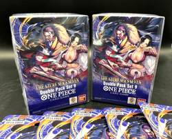 One Piece TCG The Azure Seas Seven 2 Double Pack Set 9 + 6 Booster Packs! SEALED - Image 2