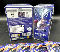 One Piece TCG The Azure Seas Seven 2 Double Pack Set 9 + 6 Booster Packs! SEALED - Image 4