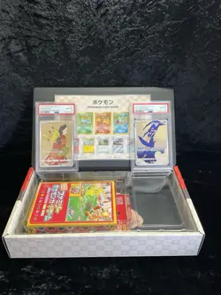 Pokemon Stamp BOX PROMO JAPANESE Sequintal SET PIKACHU 227 CRAMORANT 226 PSA 10 - Image 1
