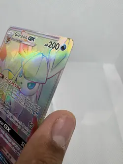 Pokemon TCG Ultra Prism Rainbow Glaceon GX Card 159/156 Secret Rare - Image 3