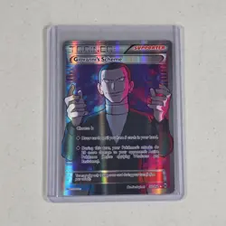 Pokemon TCG Trainer Giovanni's Scheme Full Art BREAKthrough 2015 Card 162/162 NM - Image 1