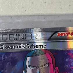 Pokemon TCG Trainer Giovanni's Scheme Full Art BREAKthrough 2015 Card 162/162 NM - Image 2