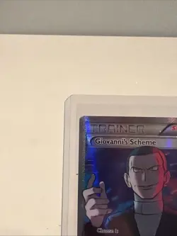 Pokemon TCG Trainer Giovanni's Scheme Full Art Breakthrough Card 162/162 - Image 2