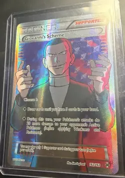 Pokemon TCG Giovanni's Scheme Breakthrough Full Art Holo Card 162/162 - Image 2