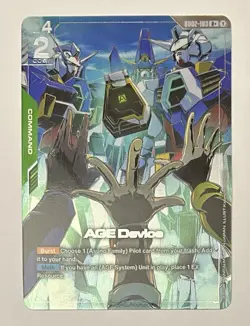 Gundam TCG Card Game Dual Impact GD02-103 R+ AGE Device Command Alt Art Rare - Image 1