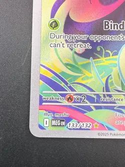 Pokemon TCG Bulbasaur 133/132 Mega Evolution Special Illustration Rare NM - Image 5