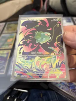 Pokemon TCG Bulbasaur 133/132 Mega Evolution Illustration Rare Holo NM T112 - Image 1