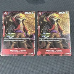 Monkey D. Luffy - Promo P-007 | Championship 2023 - One Piece TCG Card Game x 2 - Image 1