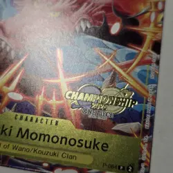One Piece Card Game Kouzuki Momonosuke P-064 Championship 2024 Event Promo Eng - Image 2