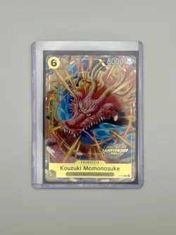 Kouzuki Momonosuke P-064 - Championship 2024 FOIL Promo - One Piece Card Game - Image 1