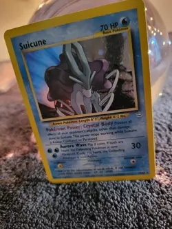 💎​Suicune 14/64 Neo Revelation Holo Rare Pokemon Card 2001 WOTC Vintage MP💎 - Image 1