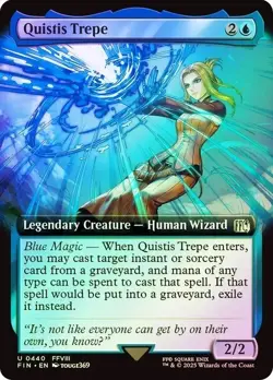 Quistis Trepe 0440 Foil Extended Final Fantasy FIN MTG Magic Card NM - Image 1