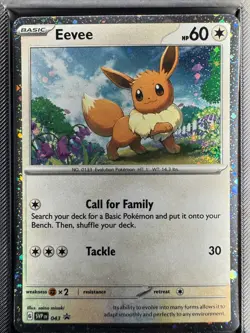Eevee 043 Sv: Scarlet & Violet Promo Cards Holo Pokemon TCG Card - Image 1