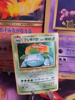 Pokemon Karte Card Bisaflor Venusaur Base Expansion Set Holo Wotc japanese NM- - Image 1