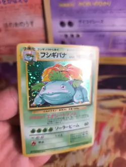 Pokemon Karte Card Bisaflor Venusaur Base Expansion Set Holo Wotc japanese NM- - Image 5