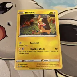 Pokemon TCG Morpeko SWSH116 Cosmos Holo 2021 Black Star Promo Card 2021 - Image 3