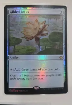 MTG Foundations Gilded Lotus/Gratuitous Violence 5 Card Lot FOIL Rare NM - Image 4