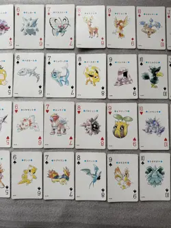 Pokemon Playing Cards Poker Deck Silver Lugia 1999 Nintendo 54 Complete Cards - Image 4