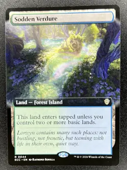 Sodden Verdure 0044 Extended Art Regular MTG: Lorwyn Eclipsed NM - Image 1