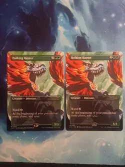 Hulking Raptor Borderless x2 Non-Foil MTG NM Lost Caverns of Ixalan 0327 Rare - Image 1