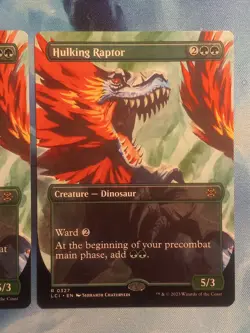 Hulking Raptor Borderless x2 Non-Foil MTG NM Lost Caverns of Ixalan 0327 Rare - Image 3