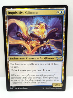 Inquisitive Glimmer - Duskmourn: House of Horror - Uncommon - Regular - DSK 217 - Image 1