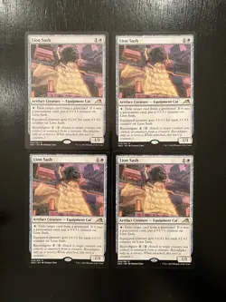 Lion Sash X4X NM/M Neon Dynasty NEO Magic the Gathering MTG - Image 1