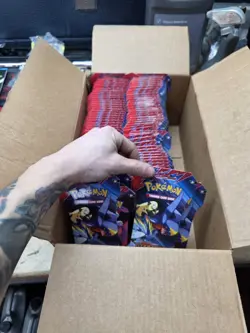 New Pokemon Destined Rivals Sleeved Booster Packs FACTORY SEALED Lot Of 100 - Image 1
