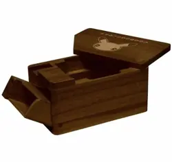 Pokemon 25th Celebrations Wooden Deck Box Ultra PRO TCG Storage Case New Sealed - Image 2