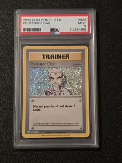 Professor Oak - Pokemon Classic Collection - 024/034 - 2023 - PSA 9 💎 MINT - Image 1