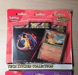 Pokemon Tcg Ascended Heroes Tech Sticker Collection charmander New Sealed - Image 3