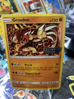 Groudon 81/168 Legendary Pokemon Stamped Gamestop Promo Cosmos Holo *LP* - Image 1