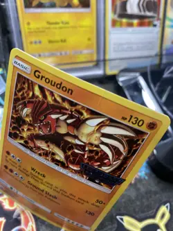Groudon 81/168 Legendary Pokemon Stamped Gamestop Promo Cosmos Holo *LP* - Image 3