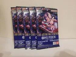 LOT OF 5 PACKS - One Piece TCG OP14 Loose Packs The Azure Sea’s Seven English - Image 1