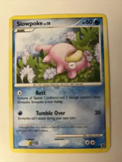 Pokemon TCG Card 2008 Great Encounters - Slowpoke 82/106 - Image 1