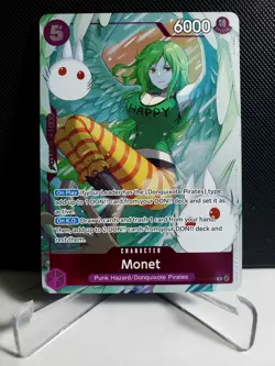 One Piece! Monet OP14-074 R - Azure Sea's Seven - Dash Pack Promo - NM/Mint - Image 1