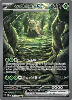 Wo-Chien ex - 257/193 - Pokemon Paldea Evolved Special Illustration Rare Card NM - Image 1