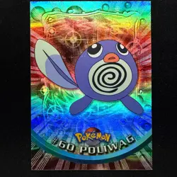 topps Pokemon TV Animation Edition Series 1 Rainbow Holo Foil #60 Poliwag - Image 1