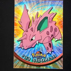 topps Pokemon TV Animation Edition Series 1 Rainbow Holo Foil #33 Nidorino - Image 1